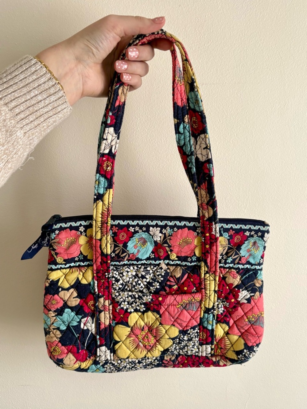 Vera Bradley Happy Snails Purse | Quilted Zip Top Purse